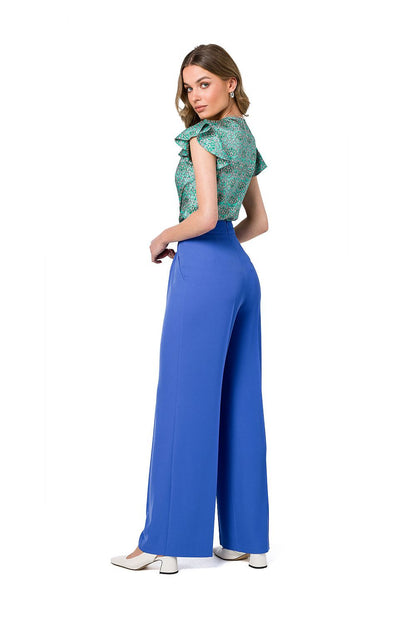 blue women trousers alternate angle