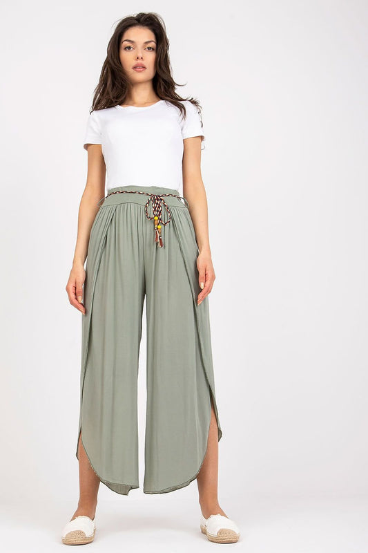 green women trousers front view