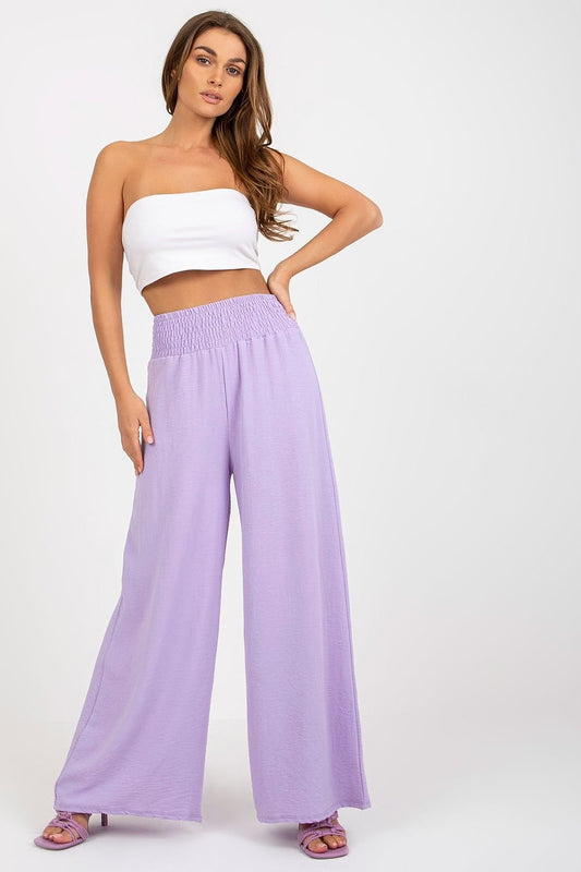 violet women trousers front view