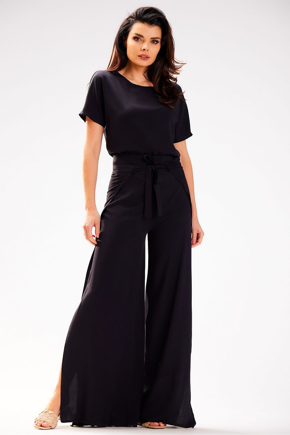 black women trousers front view