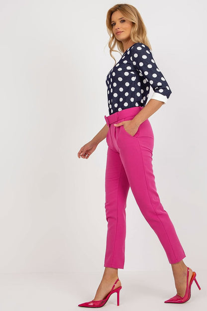 belted pink belted women trousers alternate angle
