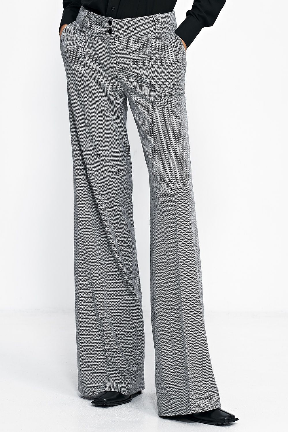 black trousers front view