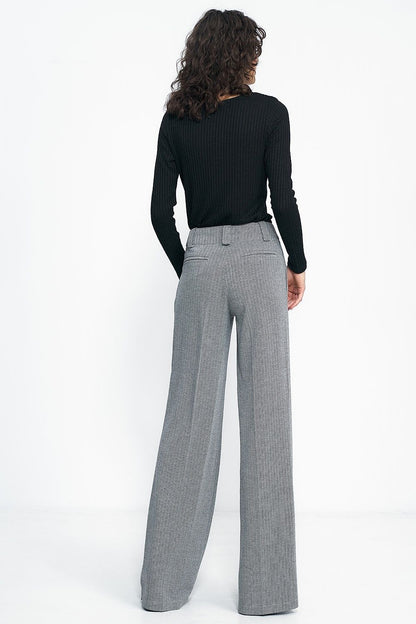 black trousers detail view