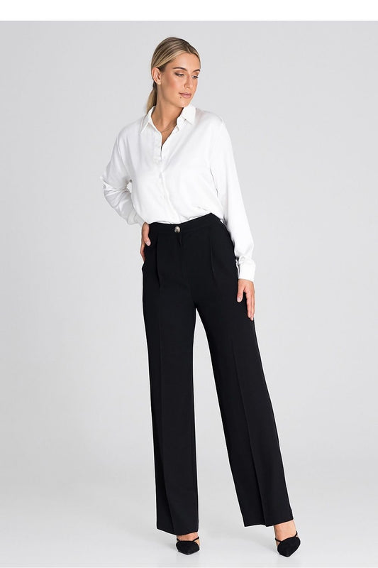 black trousers front view