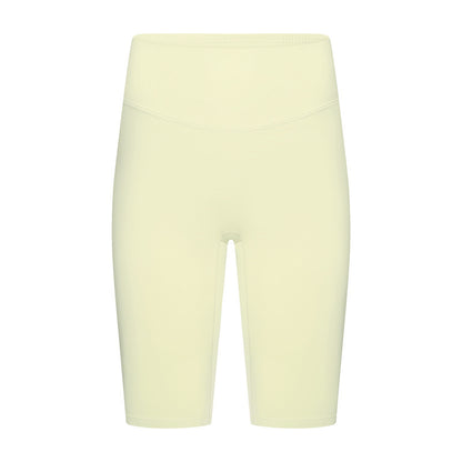 high-waisted yoga shorts