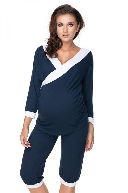 ribbed luxurious & comfy pyjama front view